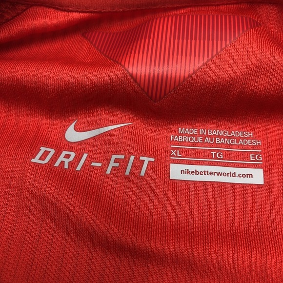 England National Football Team Shirt Nike Authentic Mens XL Dri-fit Polyester - Picture 10 of 15